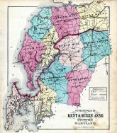 County Map, Kent and Queen Anne Counties 1877